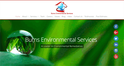 Desktop Screenshot of burns-enviro.com